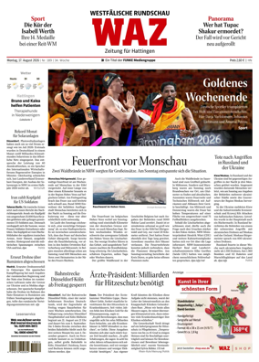 Cover of Westdeutsche Allgemeine Zeitung (Hattingen)