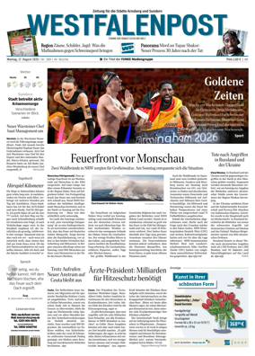 Cover of Westfalenpost (Arnsberg)