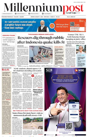 Cover of Millennium Post
