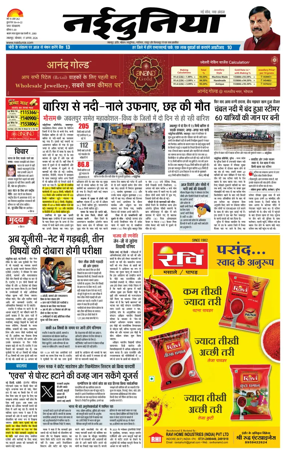 Cover of Nai Dunia - Jabalpur