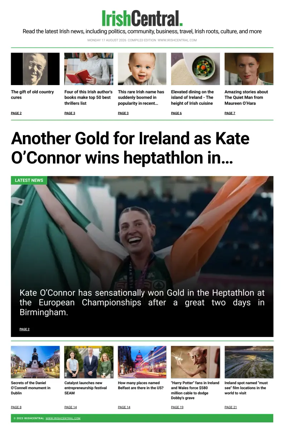 Cover of Irish Central