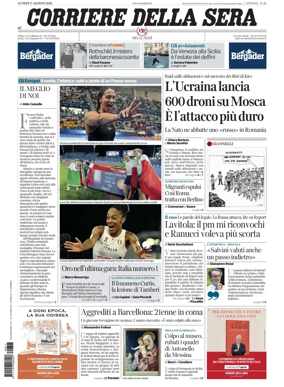 Cover of Corriere della Sera