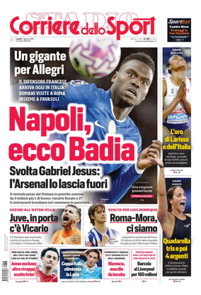 Cover of Corriere dello Sport (Campania)