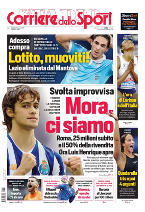 Cover of Corriere dello Sport (Roma)