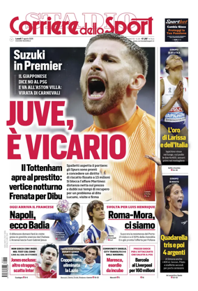 Cover of Corriere dello Sport