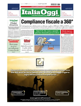 Cover of ItaliaOggi Sette