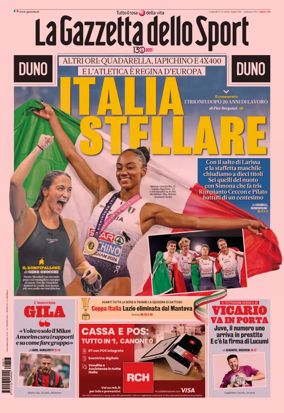 Cover of La Gazzetta dello Sport - Napoli
