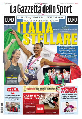 Cover of La Gazzetta dello Sport - Roma