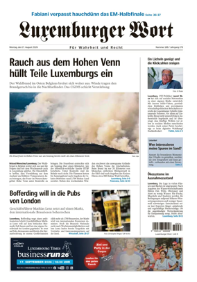 Cover of Luxemburger Wort