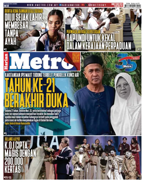 Cover of Harian Metro