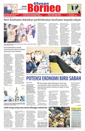 Cover of Utusan Borneo (Sabah)