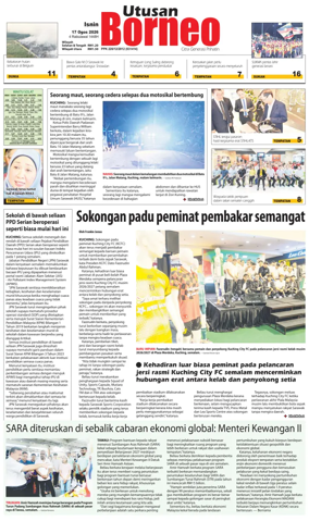 Cover of Utusan Borneo (Sarawak)