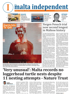 Cover of Malta Independent