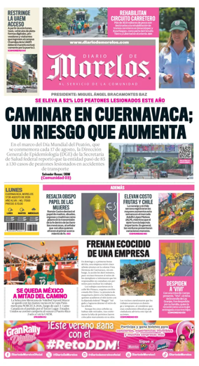 Cover of Diario de Morelos
