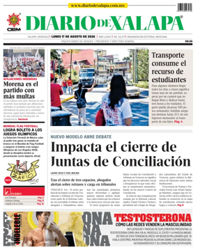 Cover of Diario de Xalapa