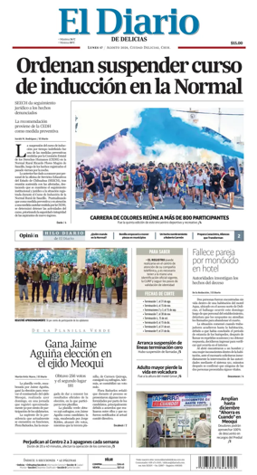 Cover of El Diario de Delicias