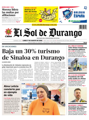Cover of El Sol de Durango