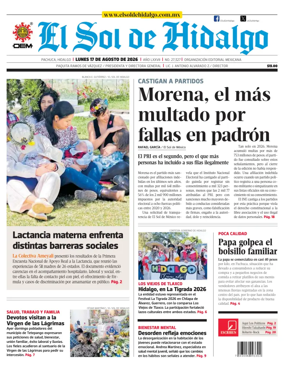 Cover of El Sol de Hidalgo