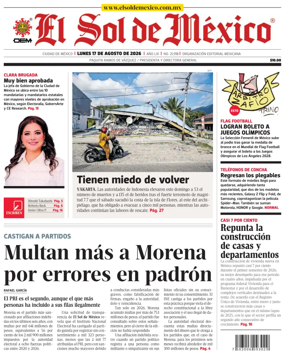 Cover of El Sol de Mexico