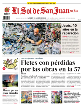 Cover of El Sol de San Juan del Rio