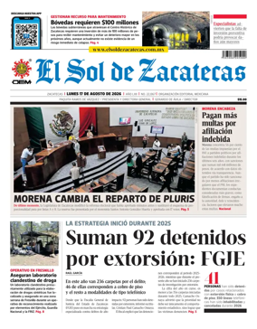 Cover of El Sol de Zacatecas
