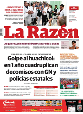 Cover of La Razon de Mexico