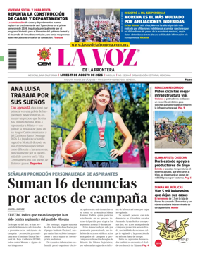 Cover of La Voz de la Frontera
