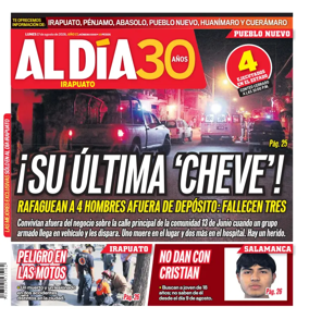 Cover of Periodico Al Dia (Irapuato)