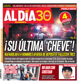 Cover of Periodico Al Dia (Salamanca)