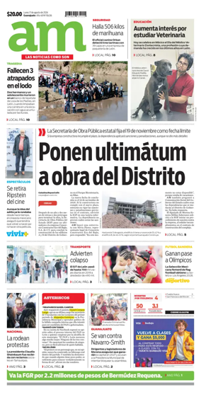 Cover of Periodico AM (Leon)