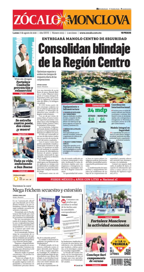 Cover of Zocalo Monclova
