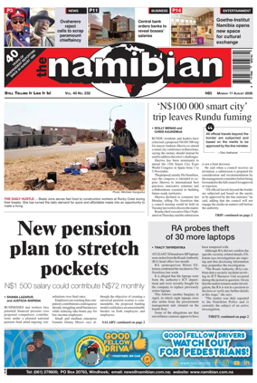 Cover of The Namibian