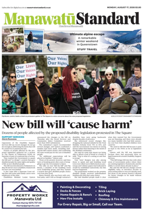 Cover of Manawatu Standard