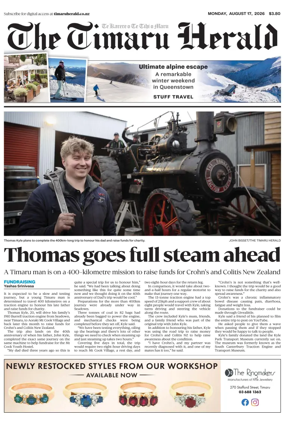 Cover of The Timaru Herald