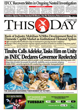 Cover of THISDAY
