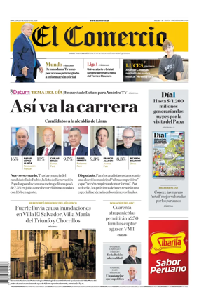 Cover of Diario El Comercio