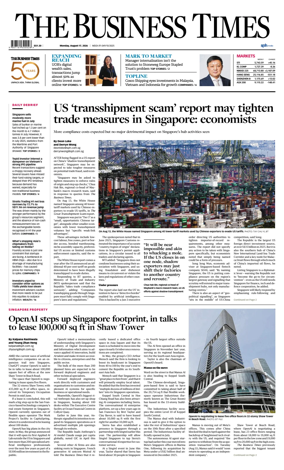 Cover of The Business Times