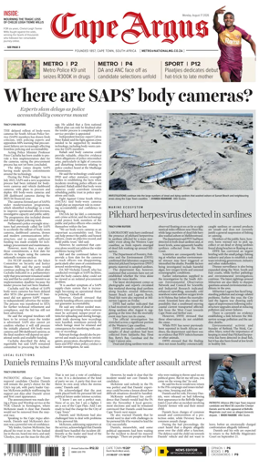 Cover of Cape Argus