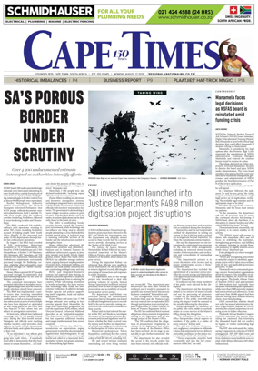 Cover of Cape Times