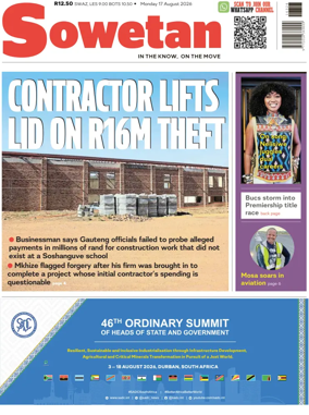 Cover of Sowetan