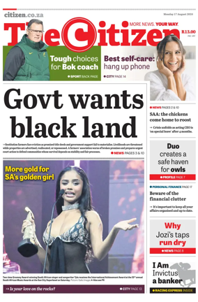 Cover of The Citizen (KZN)