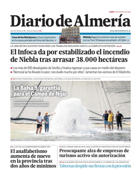 Cover of Diario de Almeria