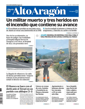 Cover of Diario del Alto Aragon