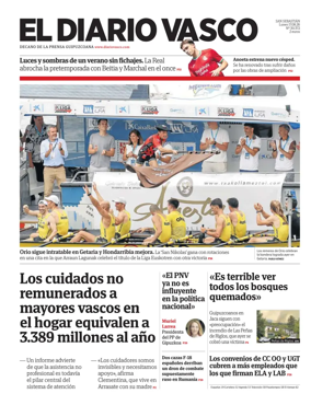 Cover of Diario Vasco (Costa Urola)