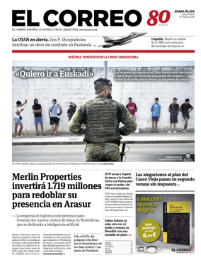 Cover of EL Correo (Alava)