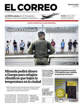 Cover of El Correo (Miranda de Ebro)