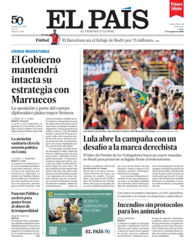 Cover of EL PAIS primera edicion