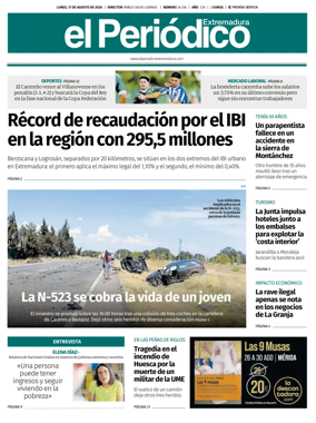 Cover of El Periodico Extremadura