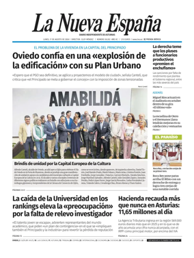 Cover of La Nueva Espana (Oviedo)