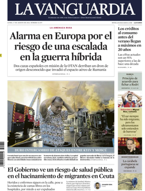 Cover of La Vanguardia (1st Edition)